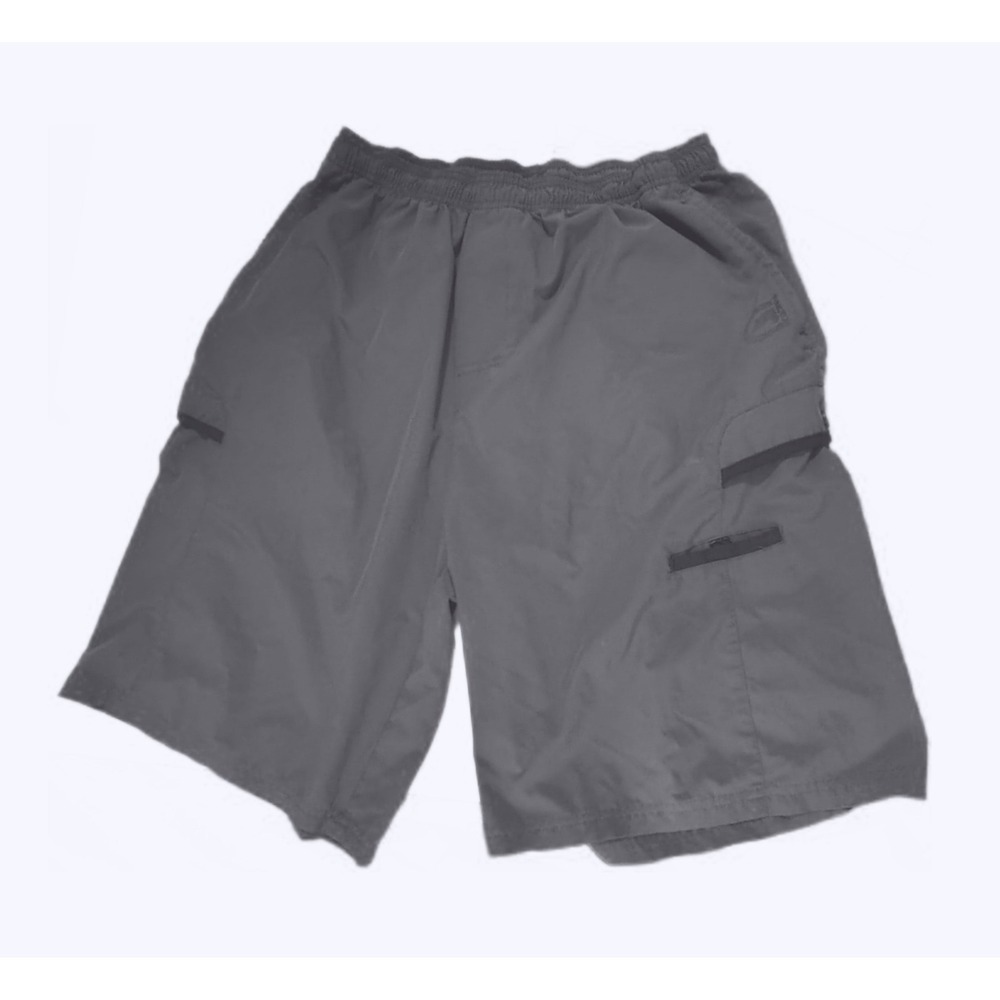 Vtg 90s Function x SC Grey Tactical Techwear Utility‎ Cargo Shorts Skater Y2K XL - Picture 4 of 9